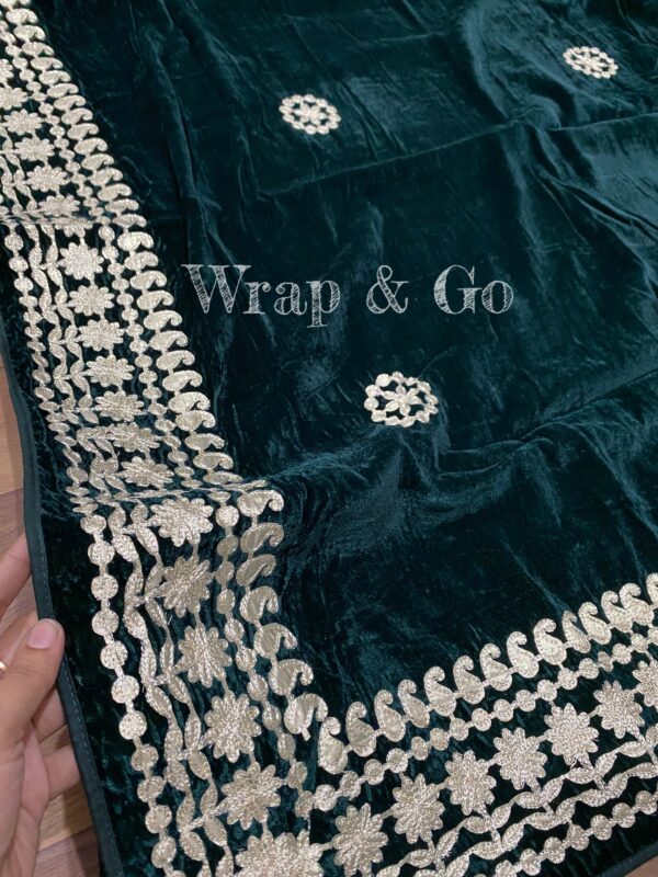 VELVET GOTA WORK SHAWL