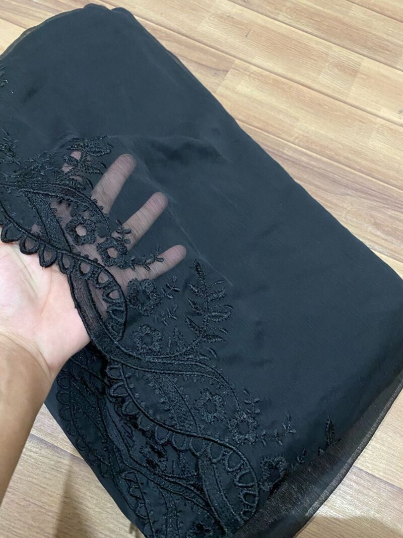 Semi pure chiffon embroidered dupattas