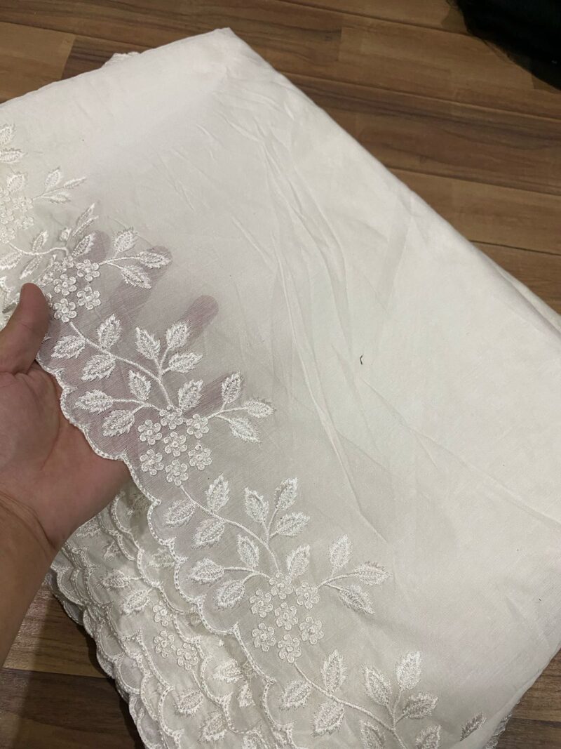 Voile lawn embroidered dupattas
