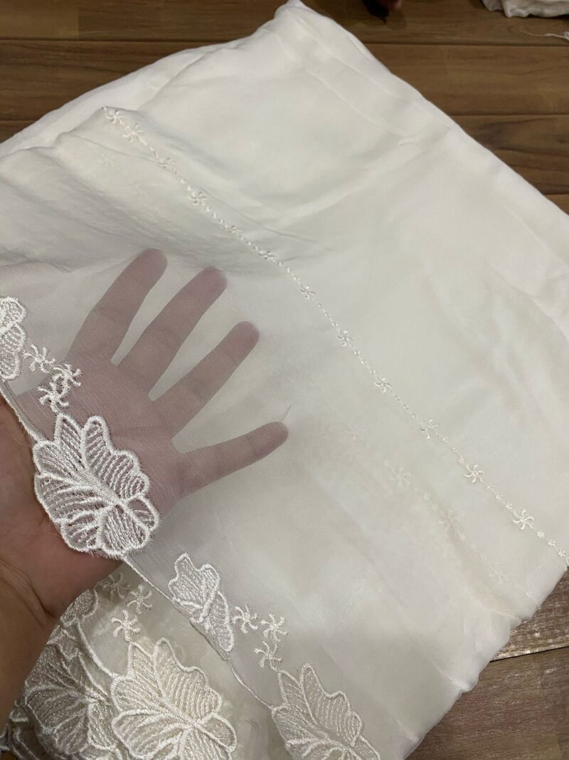 Pure Chiffon Embroidered Dupattas