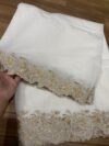 Voile lawn embroidered dupatta