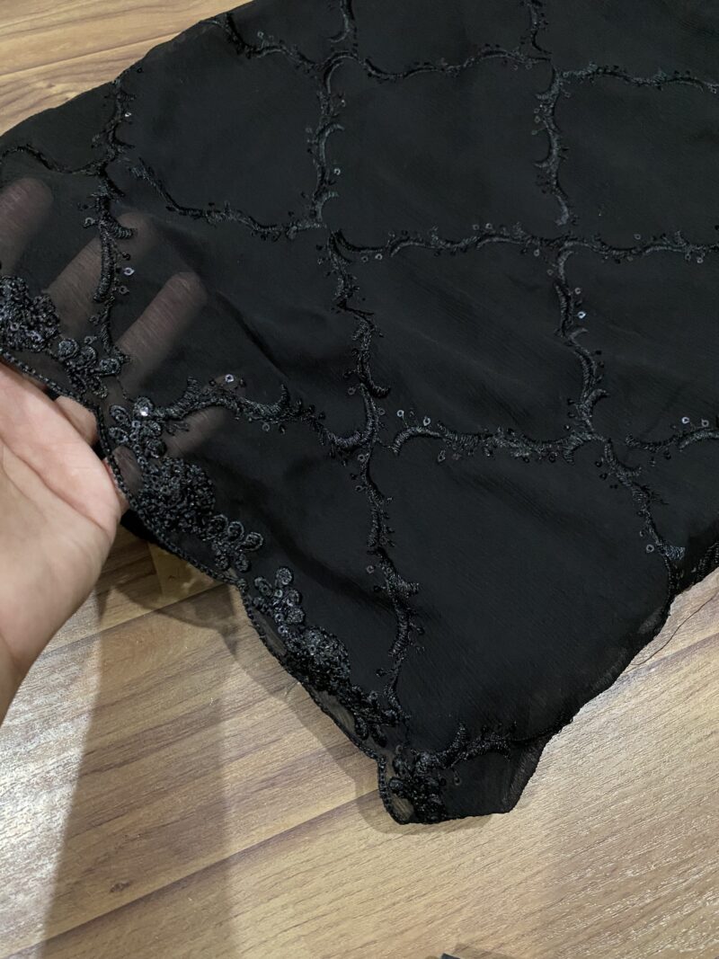 SEQUINS EMBROIDERED CHIFFON DUPATTA