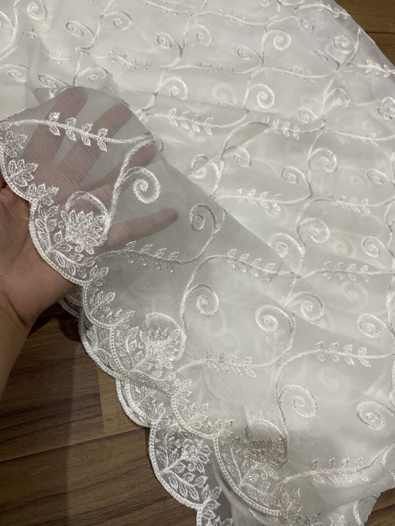 SEQUINS EMBROIDERED CHIFFON DUPATTA