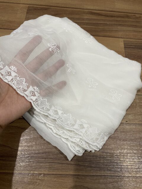 Semi pure chiffon dupatta