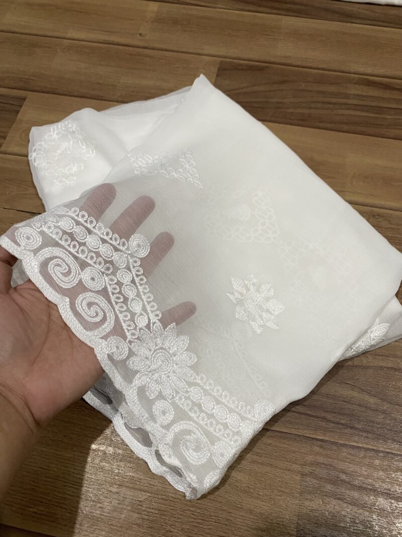 Semi pure chiffon dupatta