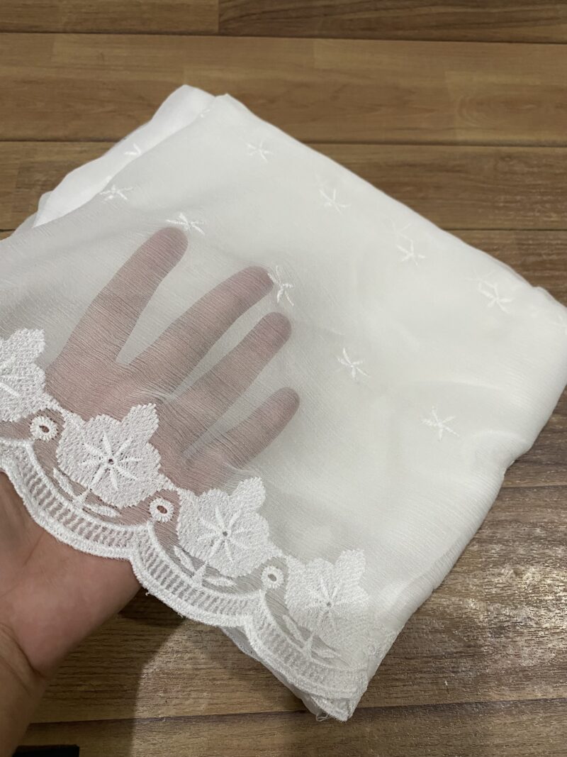 Semi pure chiffon dupatta