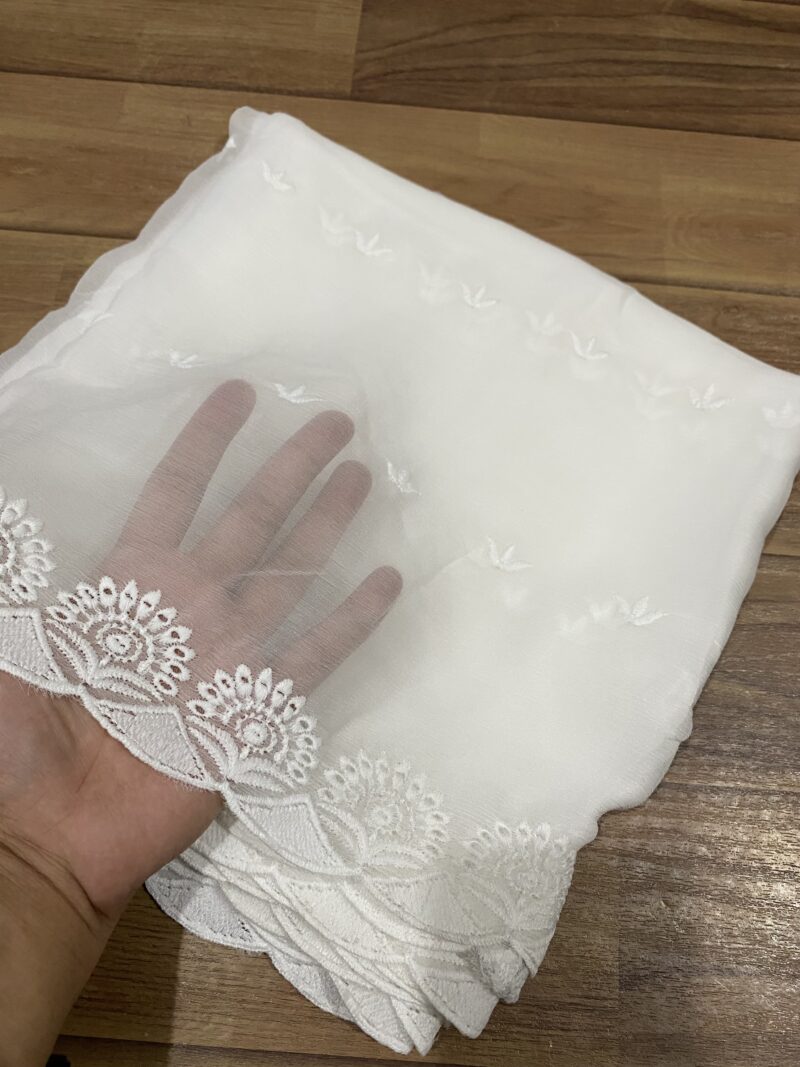 Semi pure chiffon dupatta
