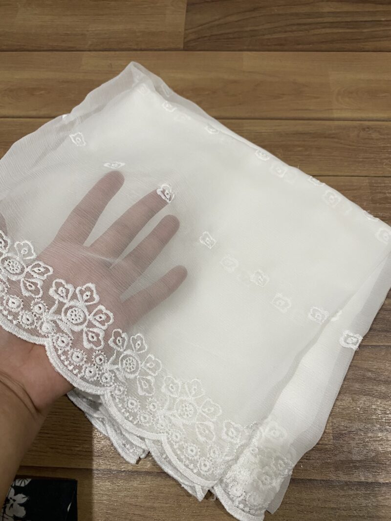 Semi pure chiffon dupatta