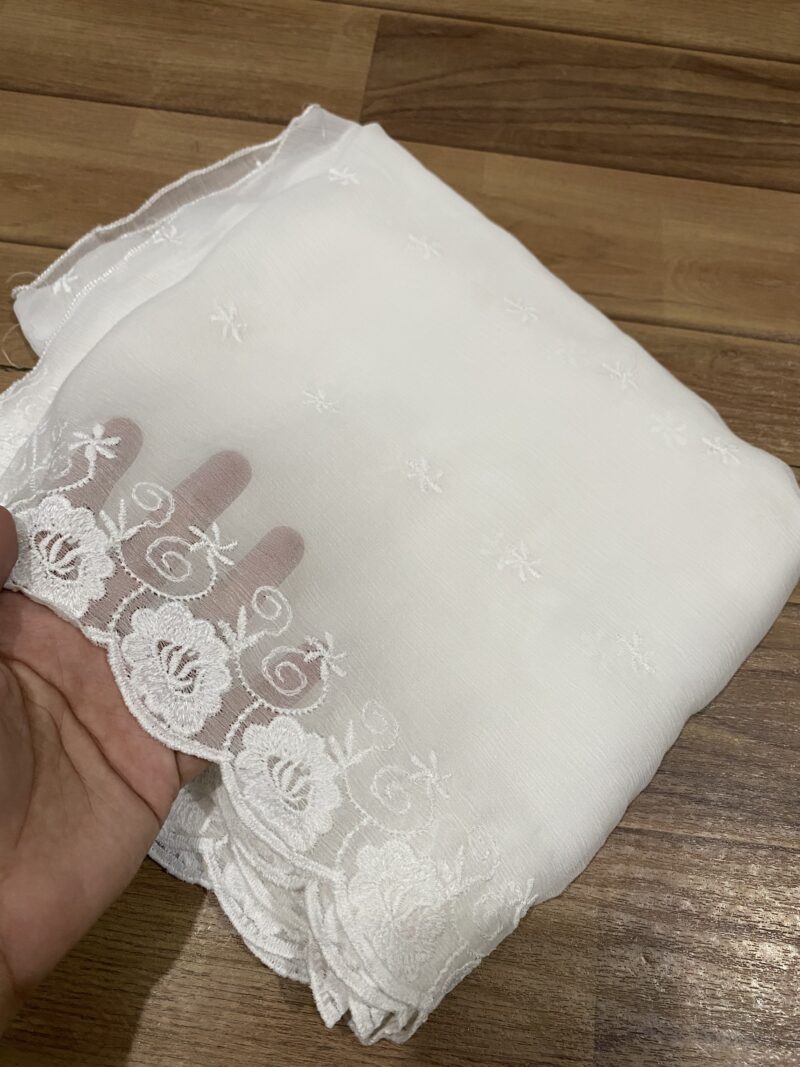 Semi pure chiffon dupatta