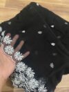 Pure chiffon embroidered dupatta