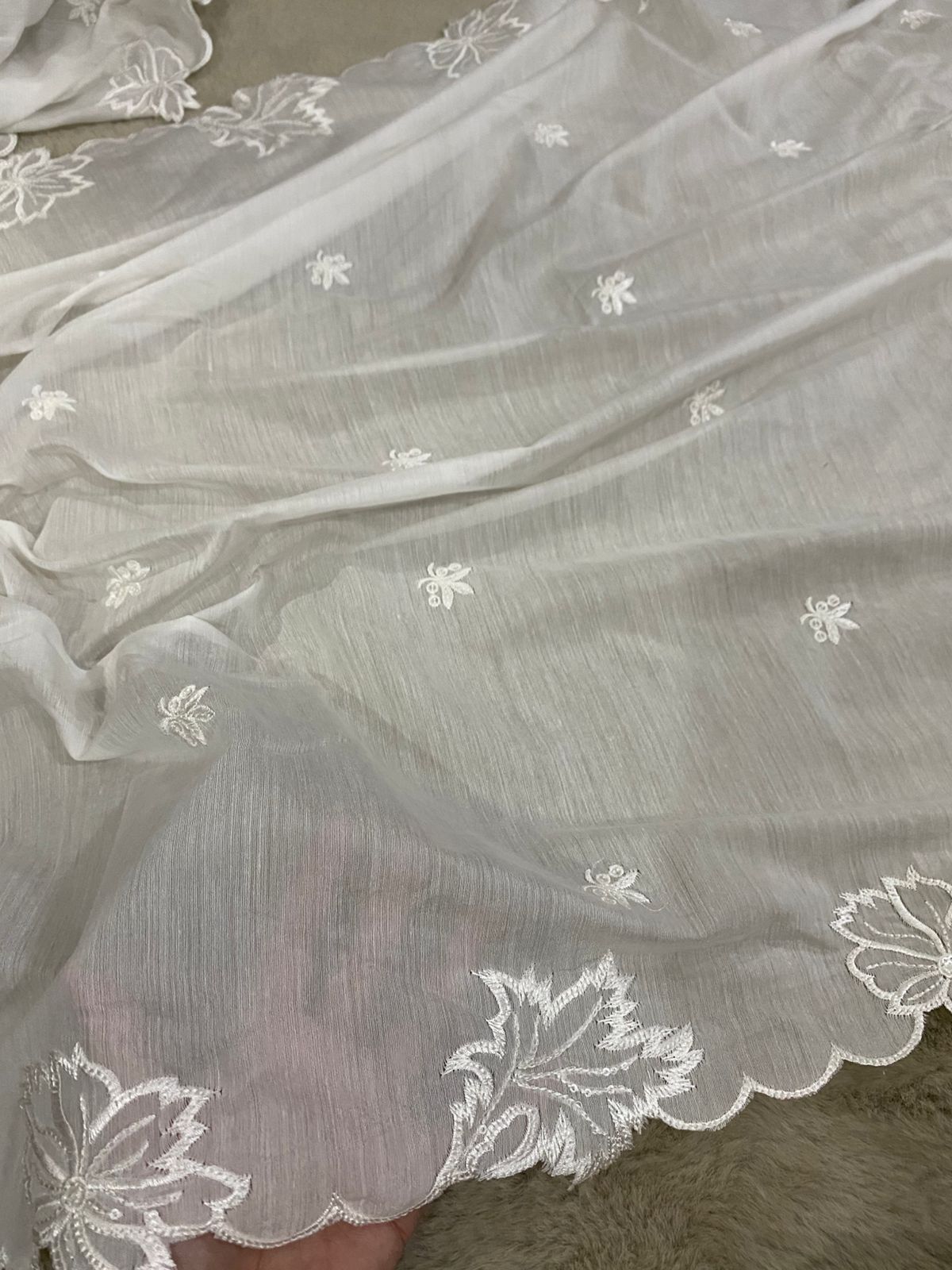 Sequins Work Voile Lawn Dupatta ✨