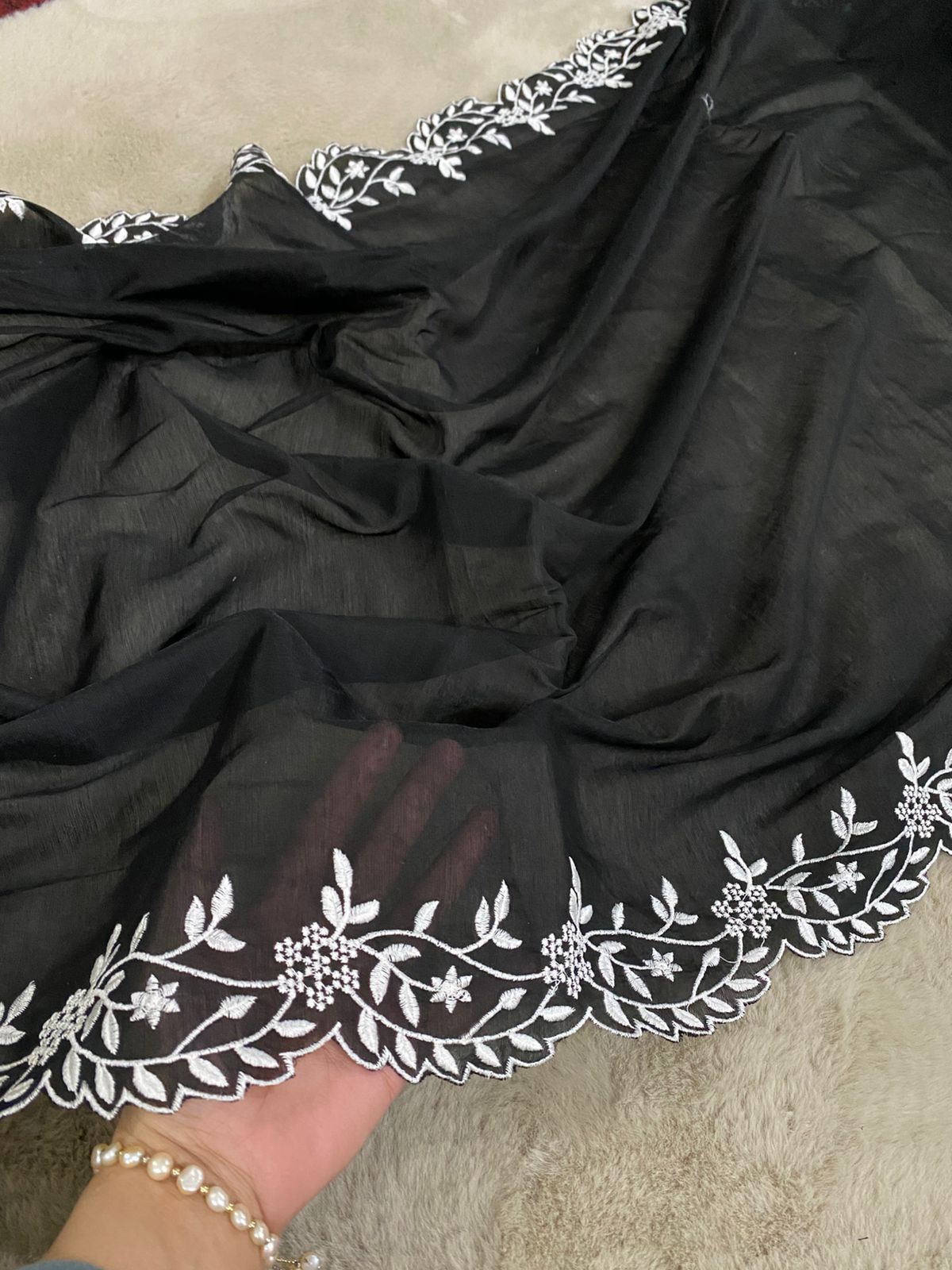 Kota Cotton Lawn Dupatta – Elegant Embroidered Finish