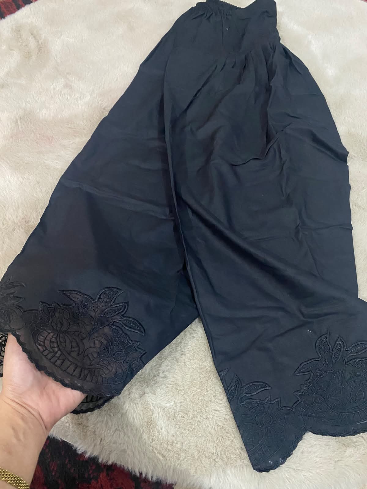 Premium Cotton Embroidered Loose Fit Shalwar