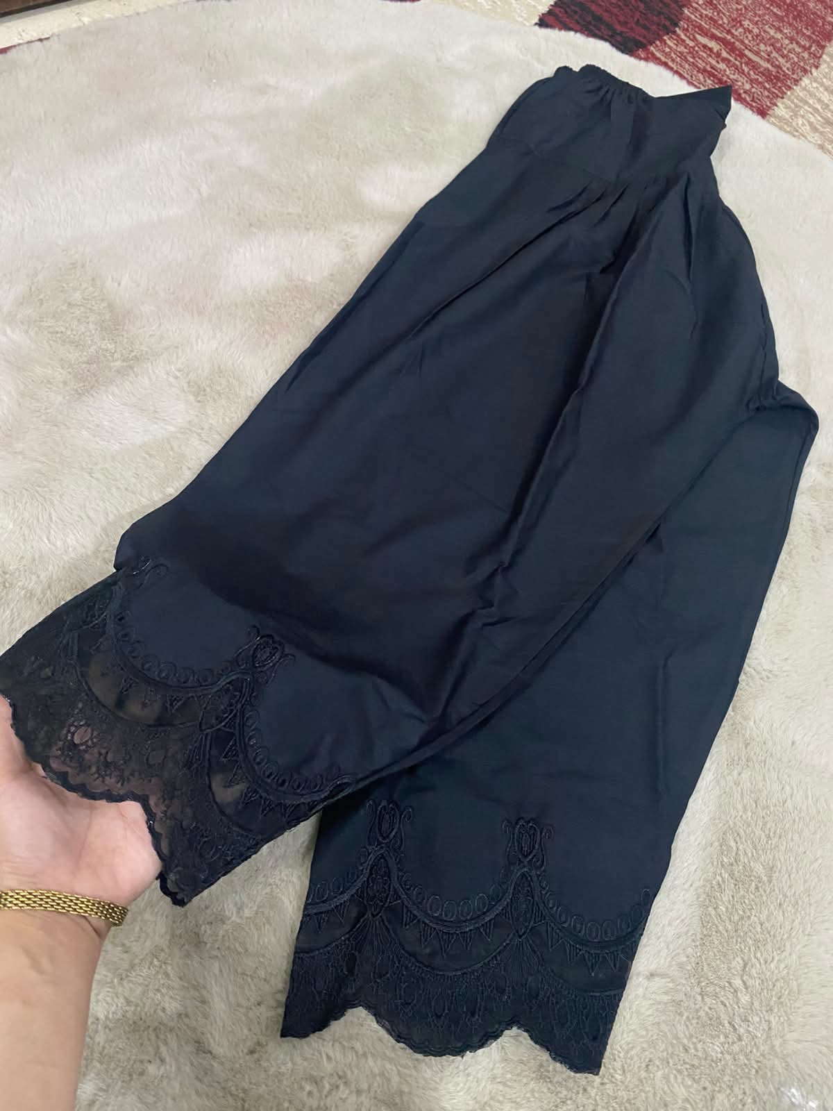 Premium Cotton Embroidered Loose Fit Shalwar