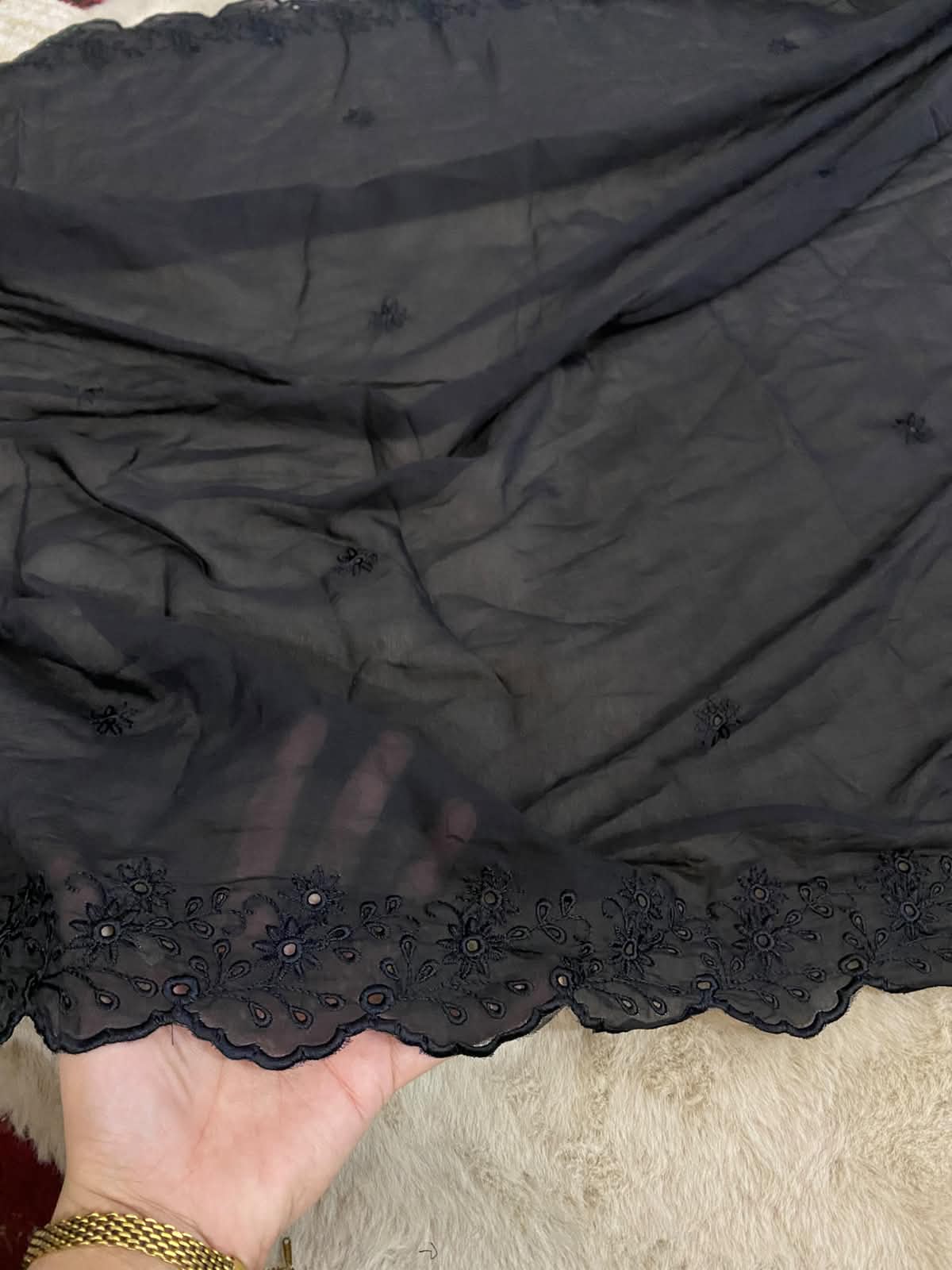 Pure Premium Lawn Embroidered Dupatta