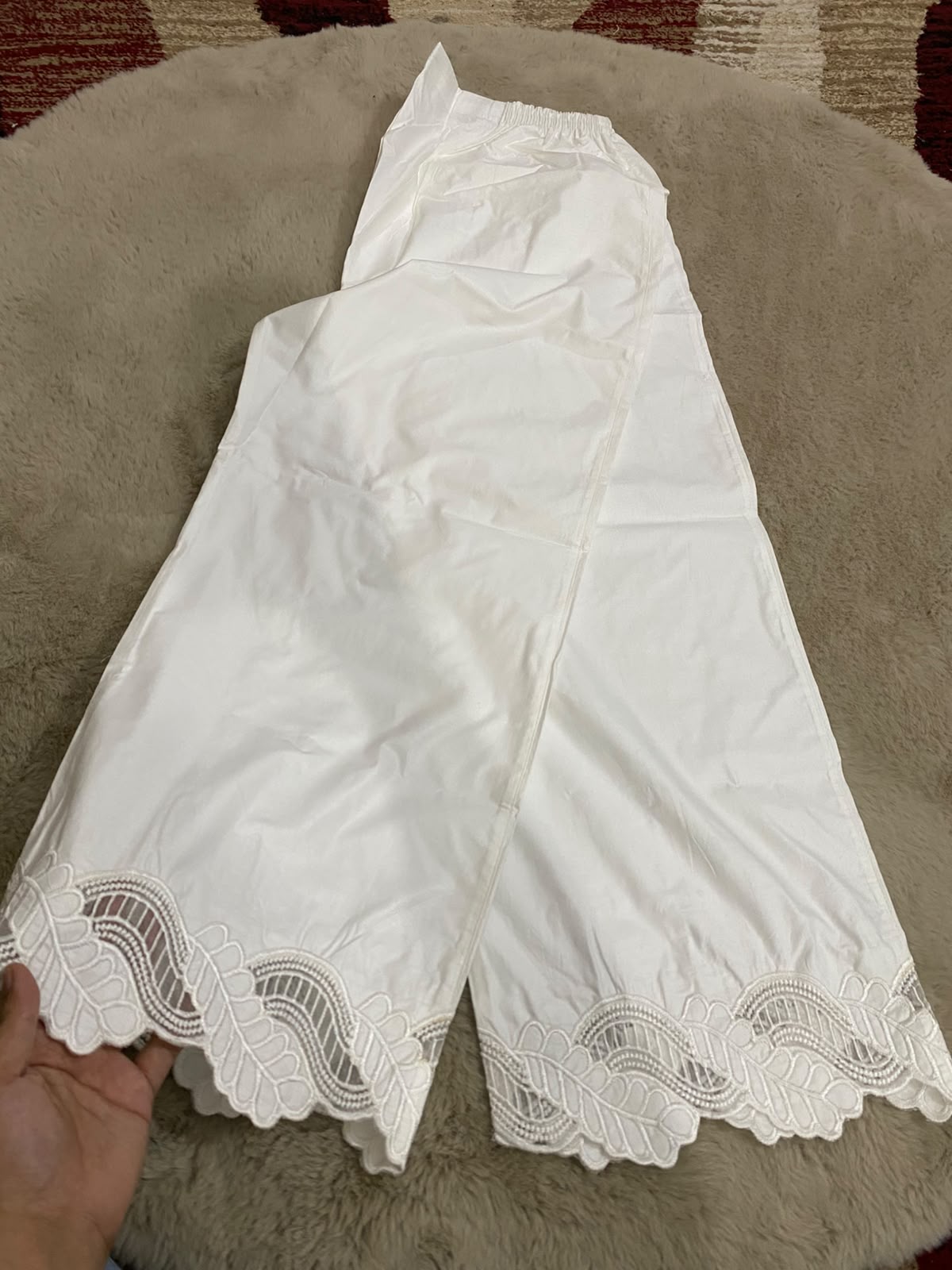 Noor Bloom Chikankari Culottes