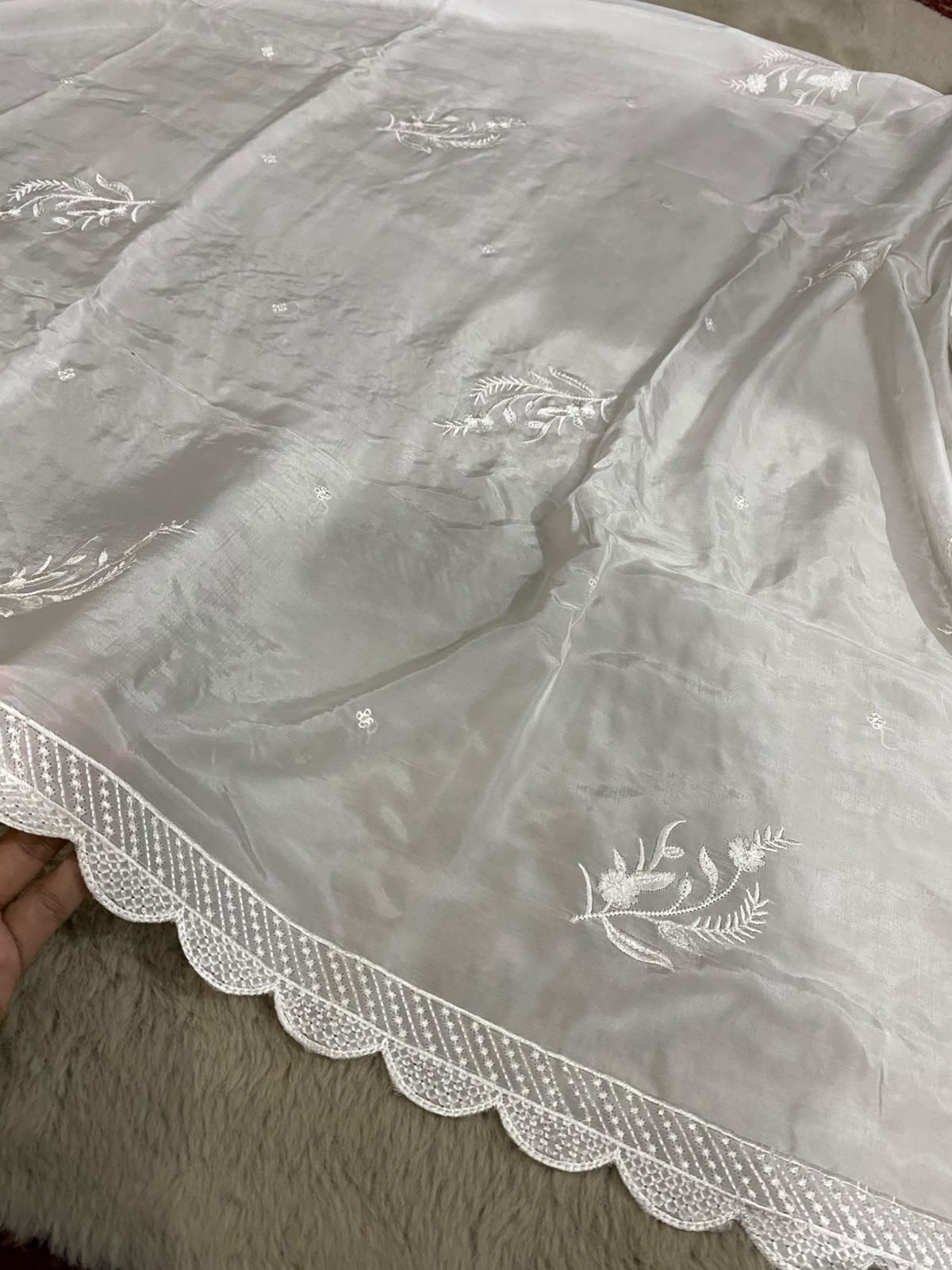 Medium Silk Embroidered Dupatta