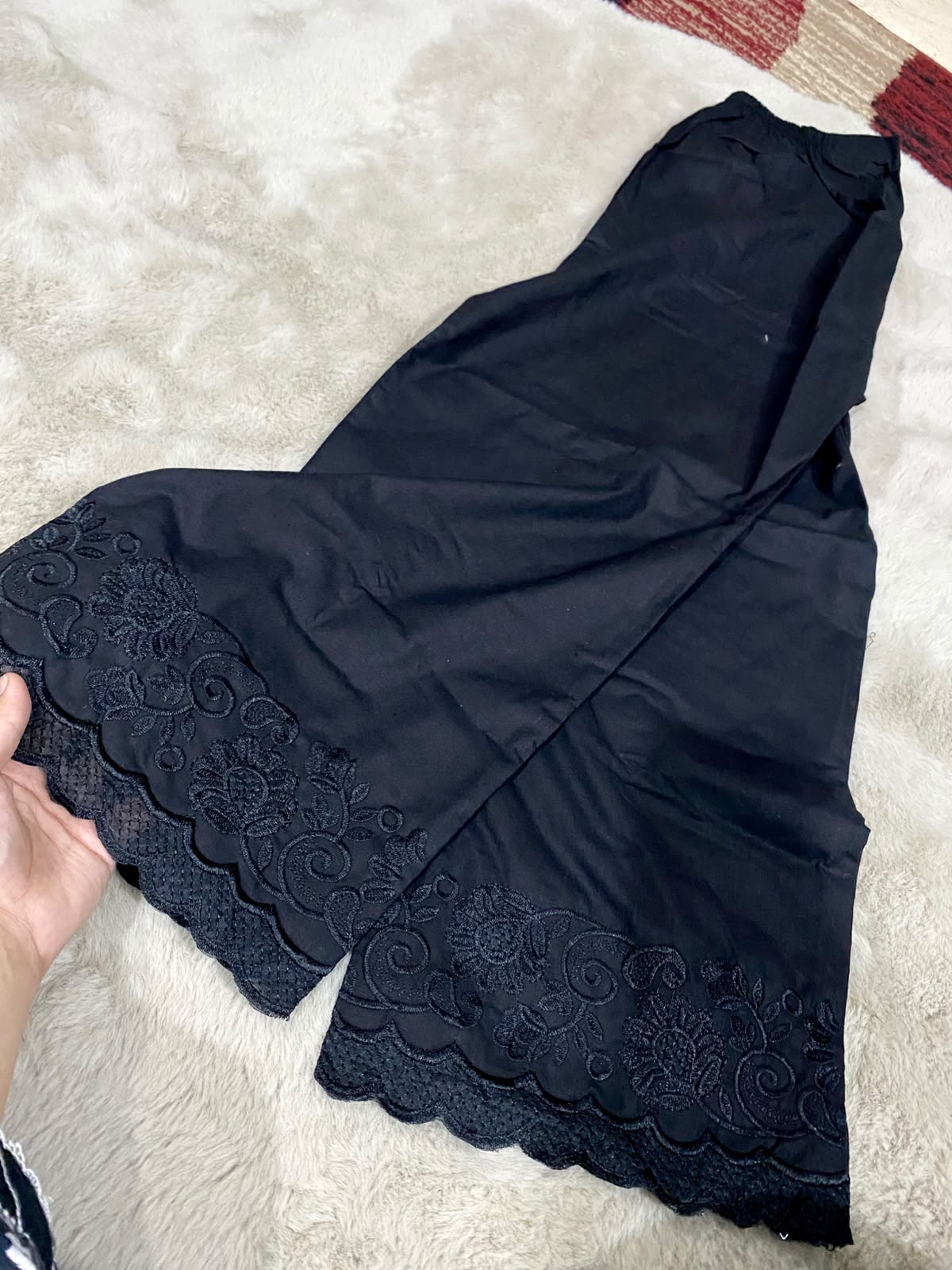 Noor Bloom Chikankari Culottes