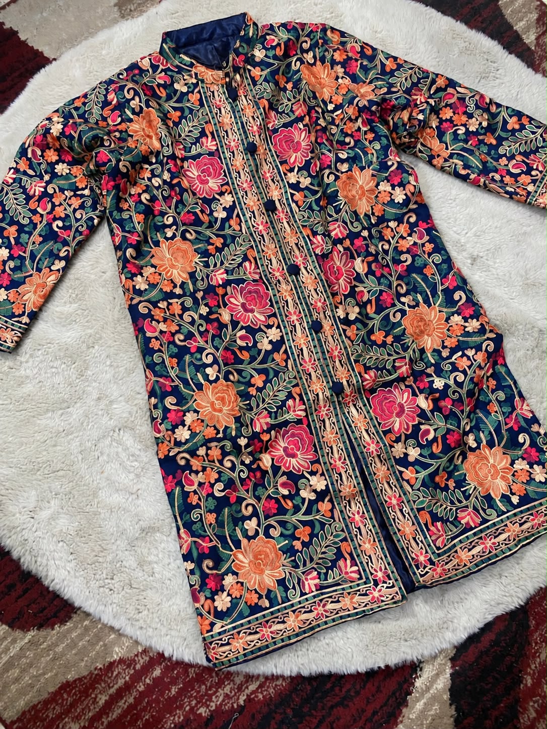 Kashmiri Pashmina Long Coat ✨