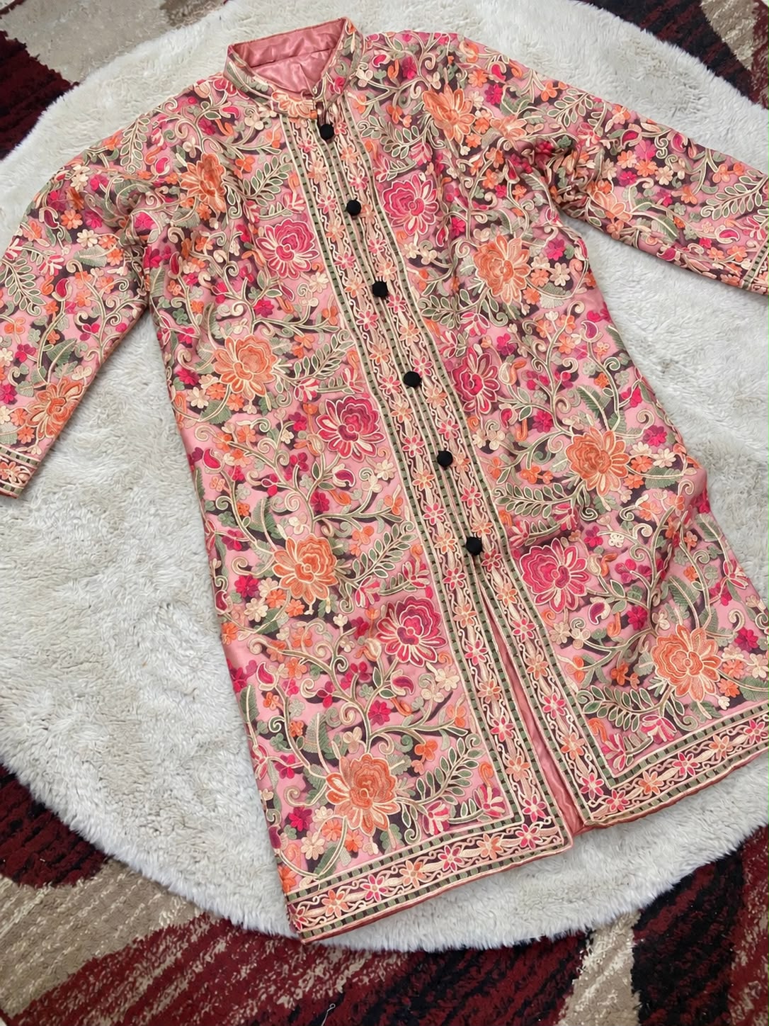 Kashmiri Pashmina Long Coat ✨