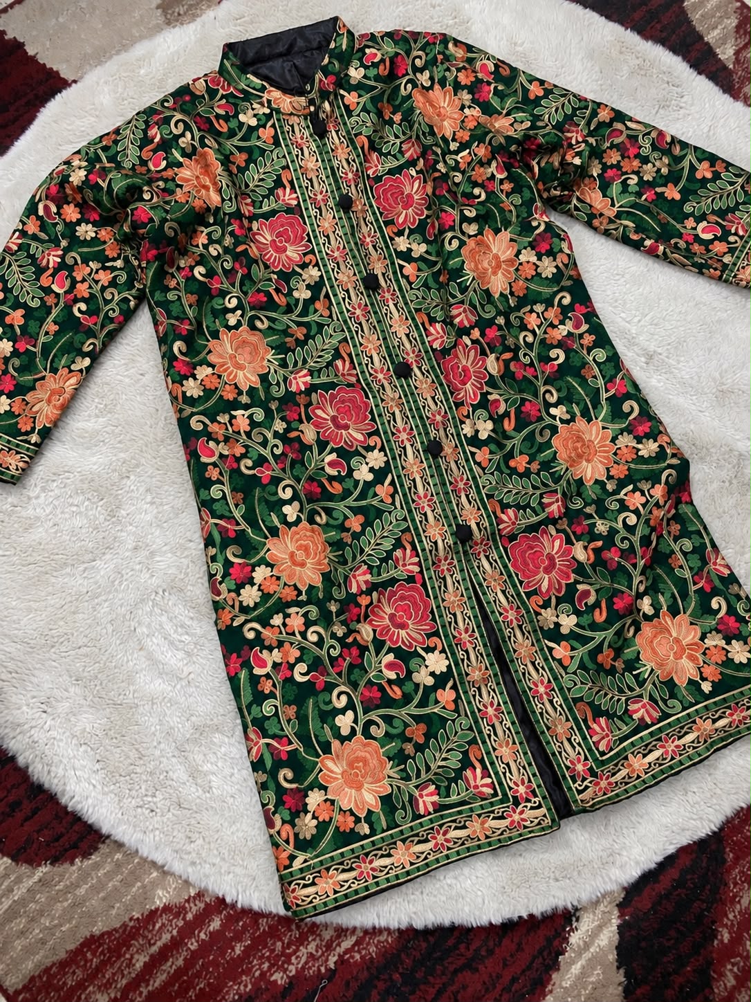Kashmiri Pashmina Long Coat ✨