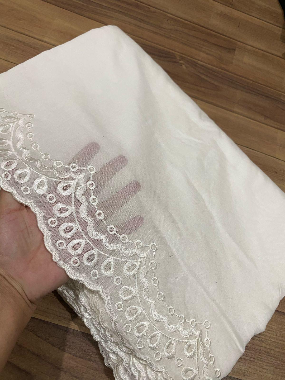 Voile lawn embroidered dupattas