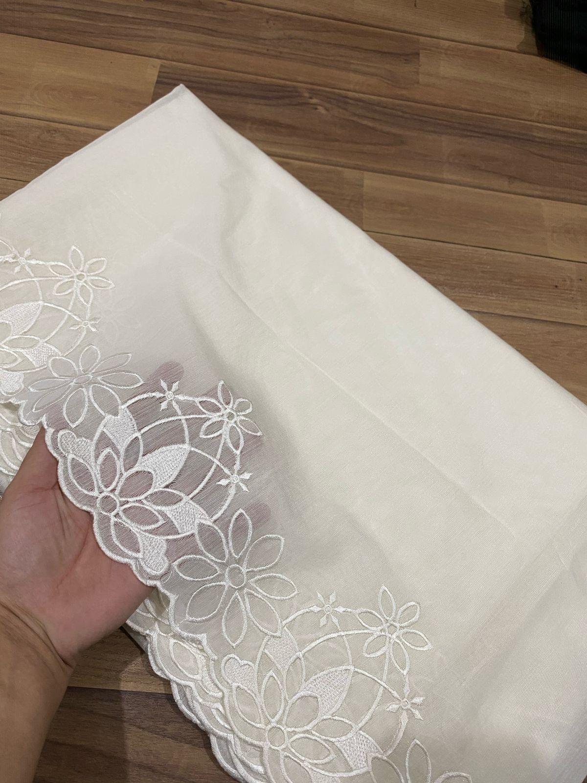 Voile lawn embroidered dupattas