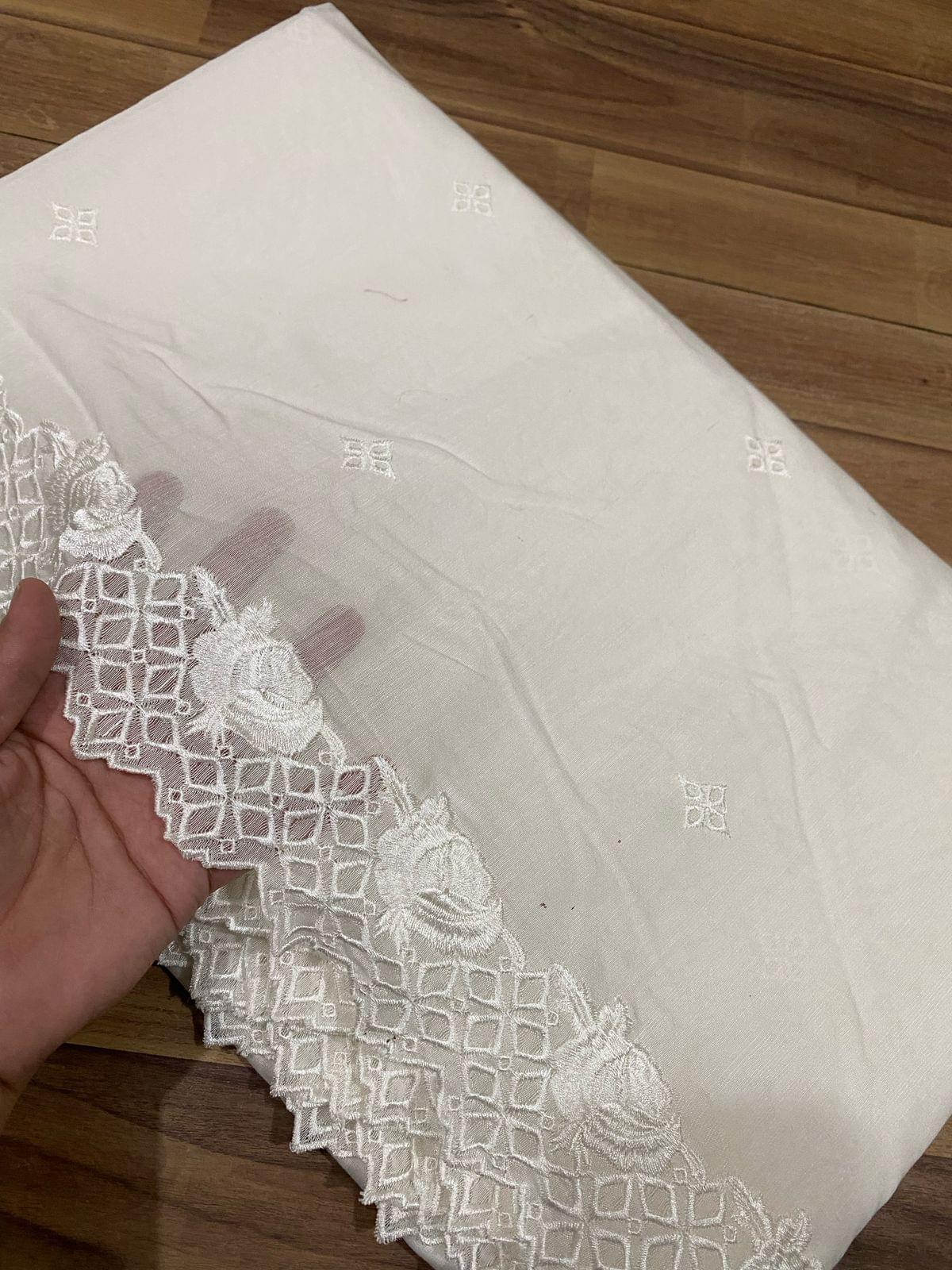 Voile lawn embroidered dupattas