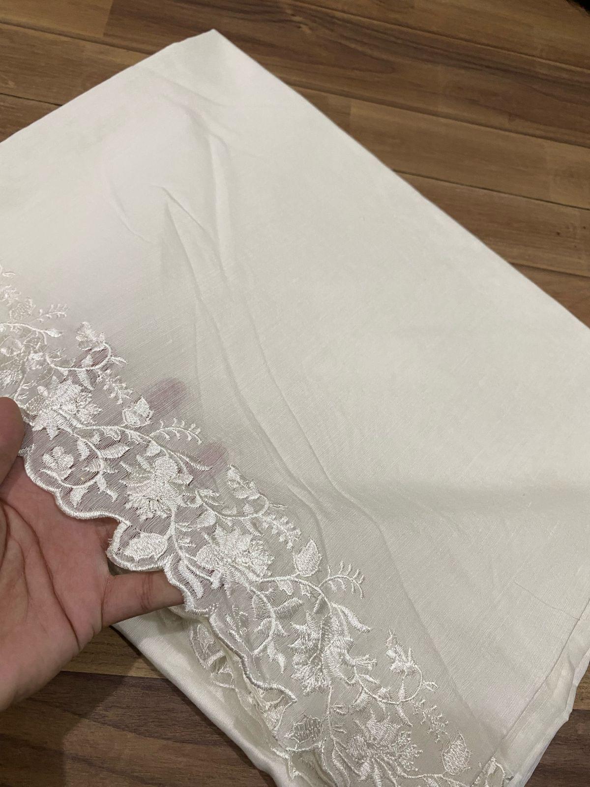 Voile lawn embroidered dupattas