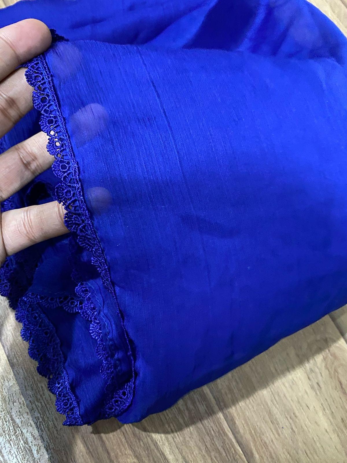 Laced chiffon dupattas