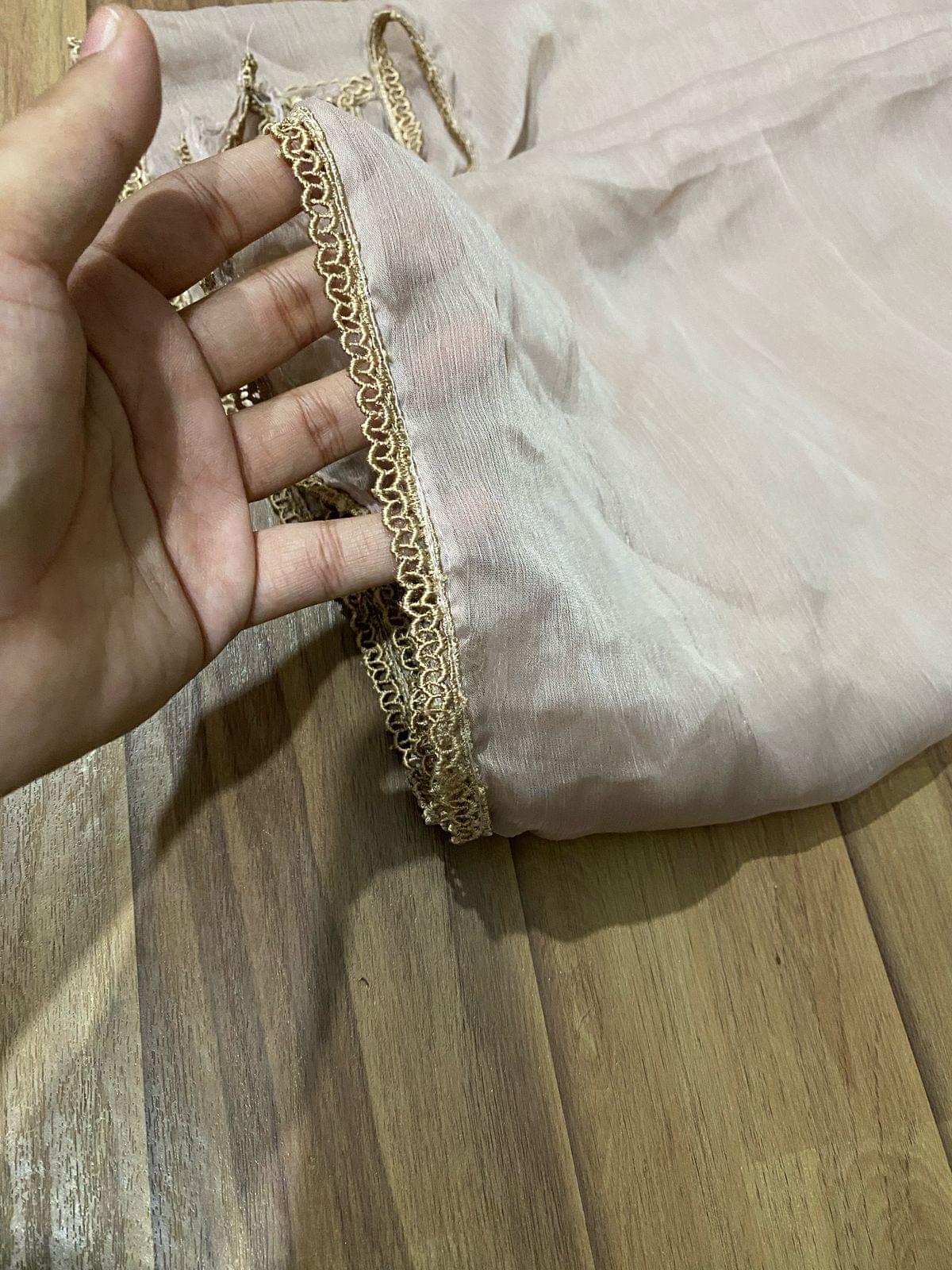 Laced chiffon dupattas