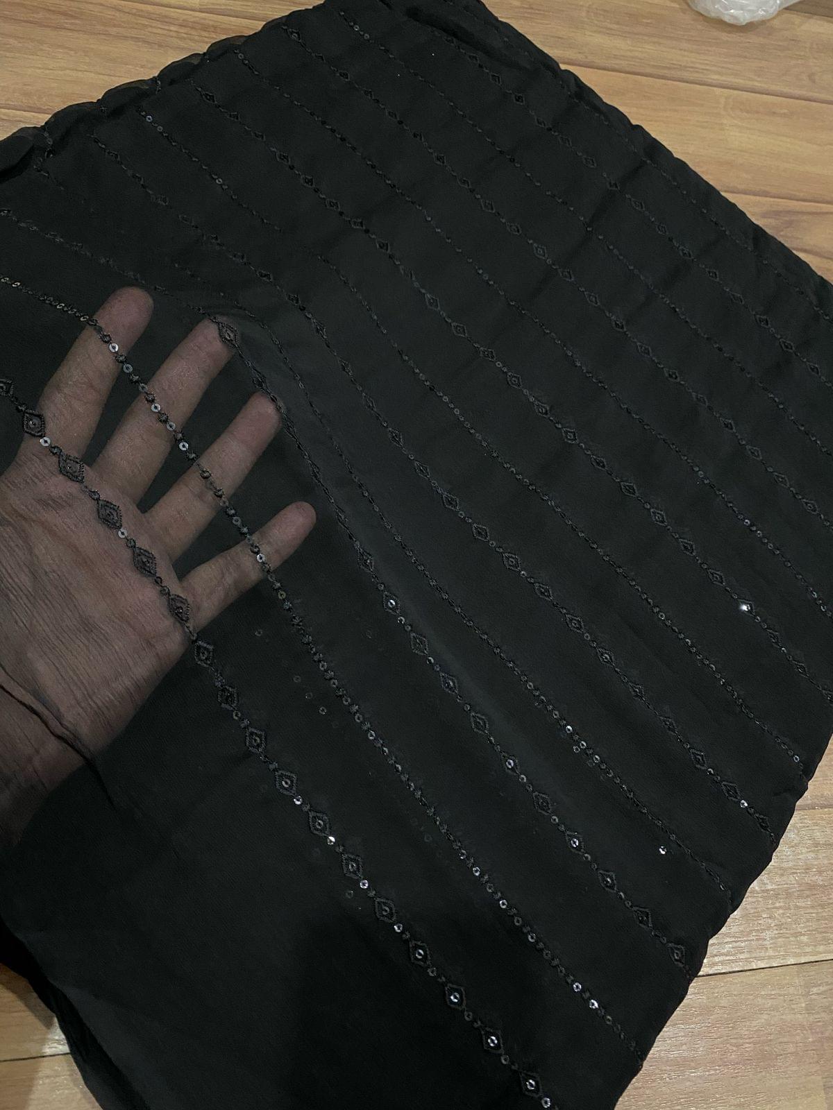 Pure Chiffon Embroidered Dupattas