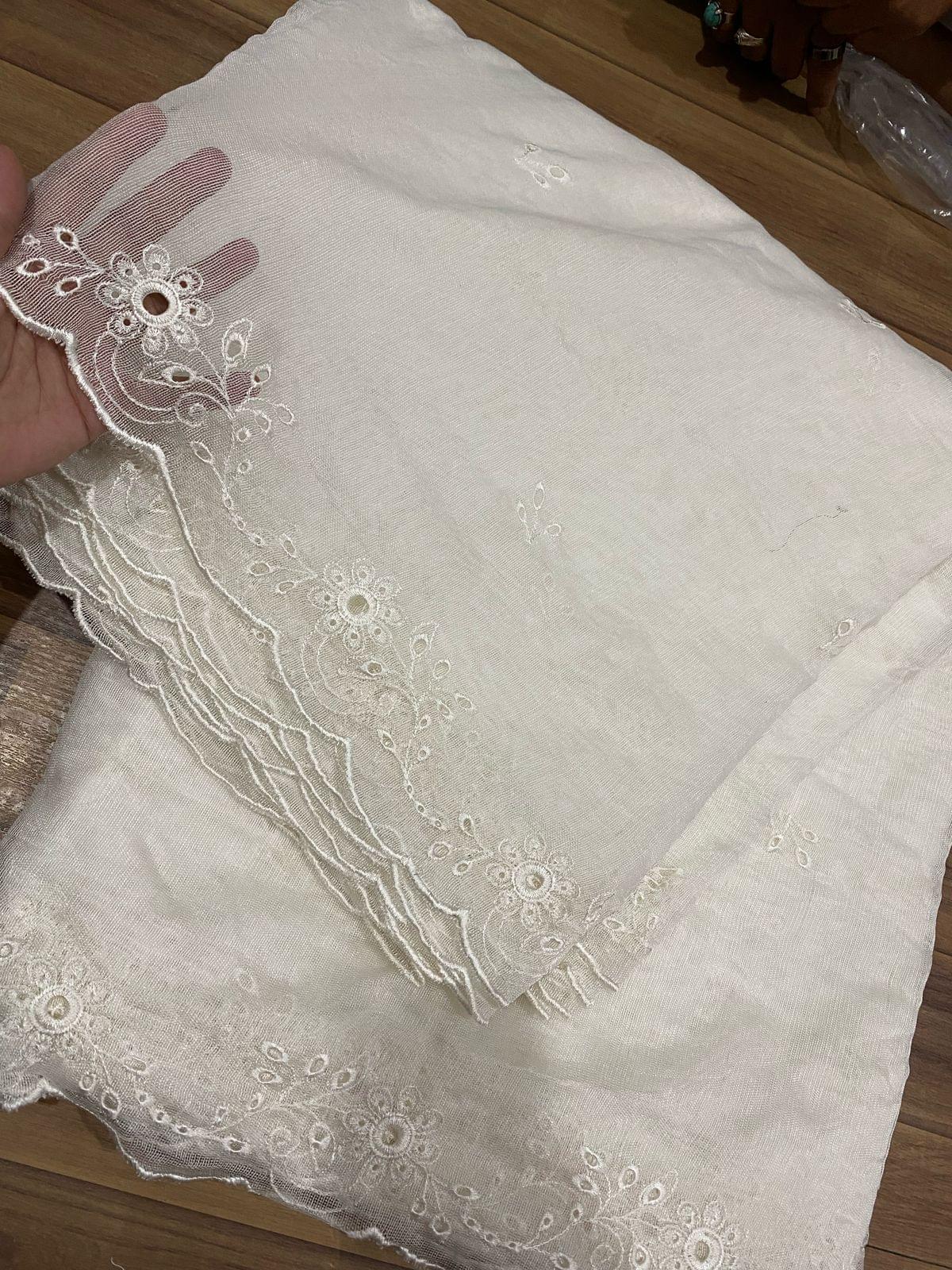 PURE KHADDI NET DUPATTAS