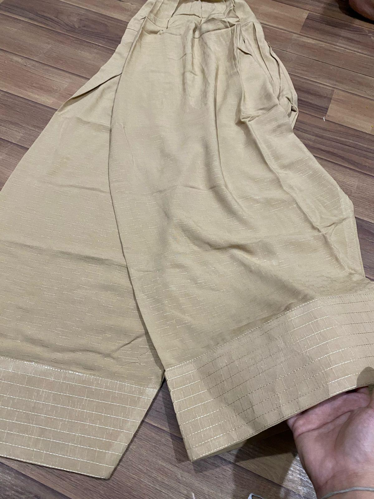 BOSKI LINEN FARSHI SHALWAR