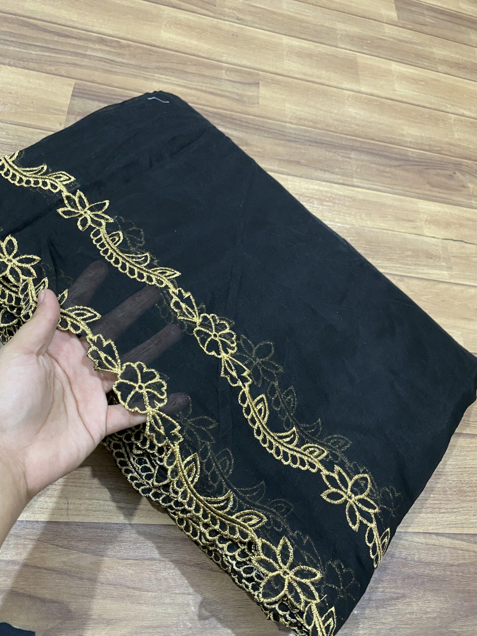 VOILE LAWN EMBROIDERED DUPATTA