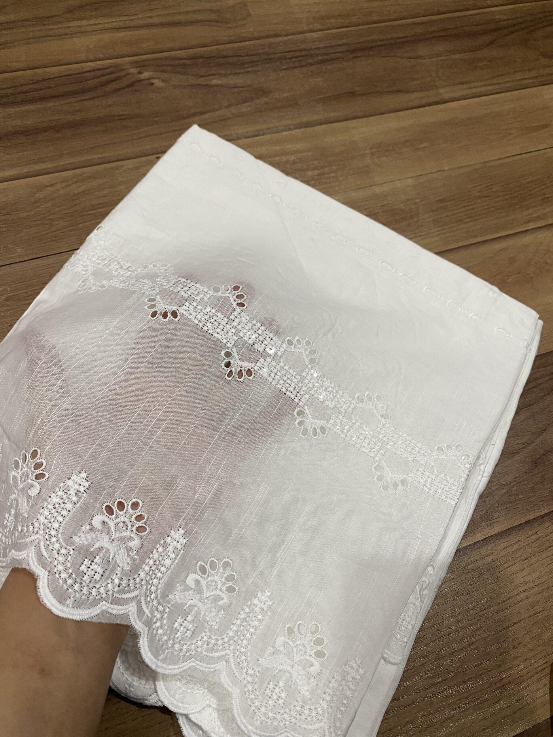 CHICKENKARI SEQUINS LAWN CHADAR