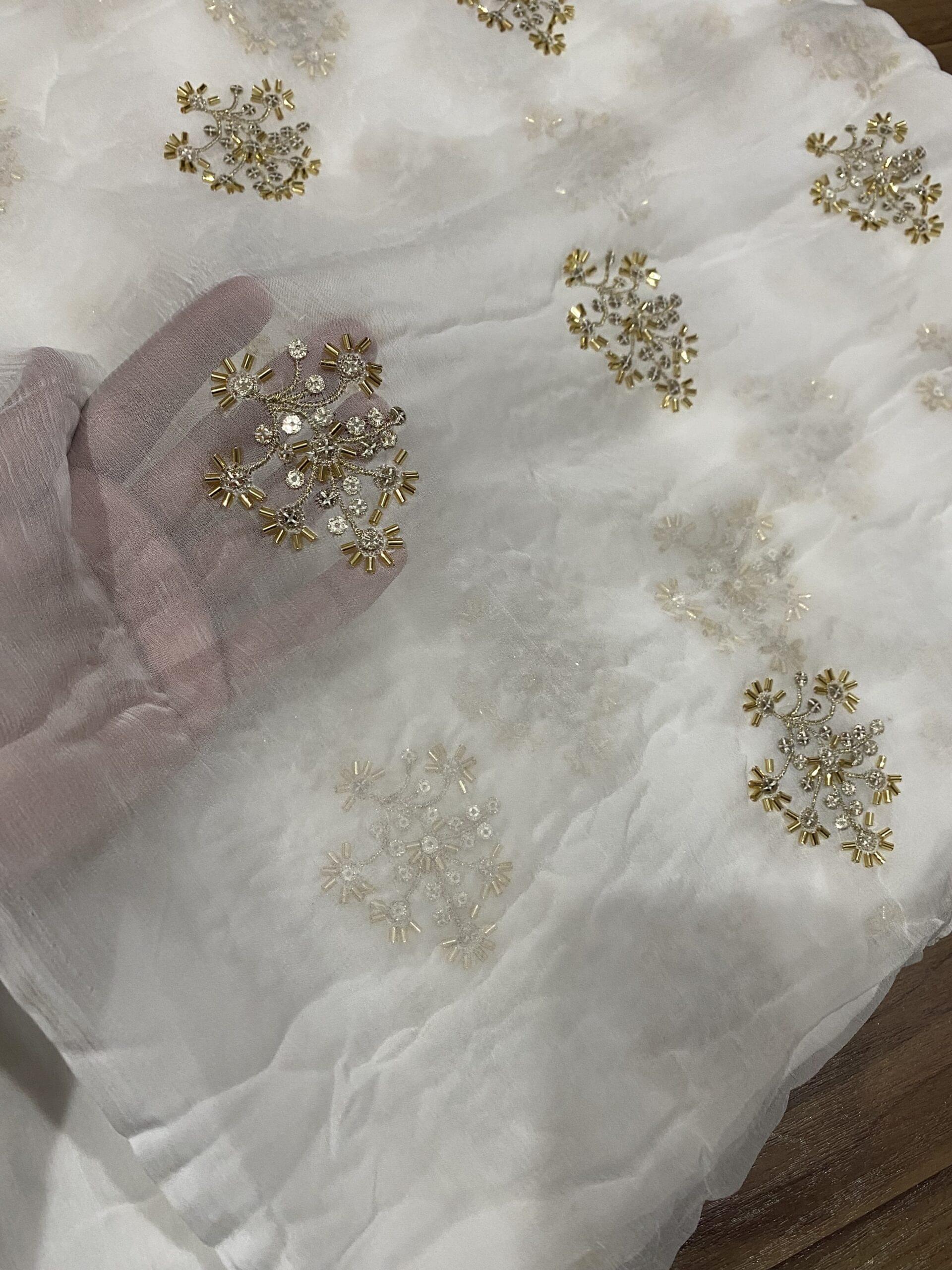 Pure chiffon cutdana