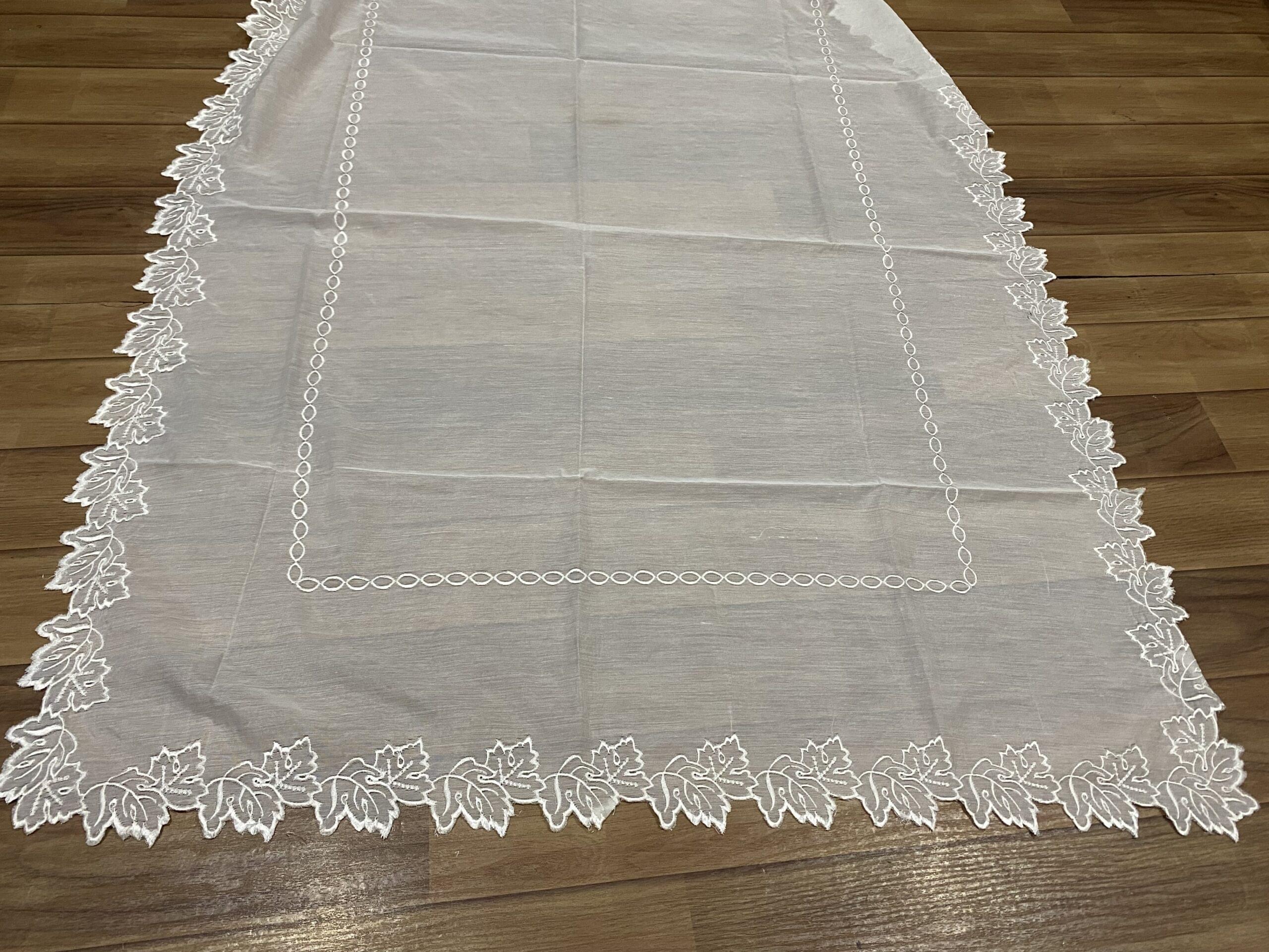 Four side scalloped Voile lawn dupatta