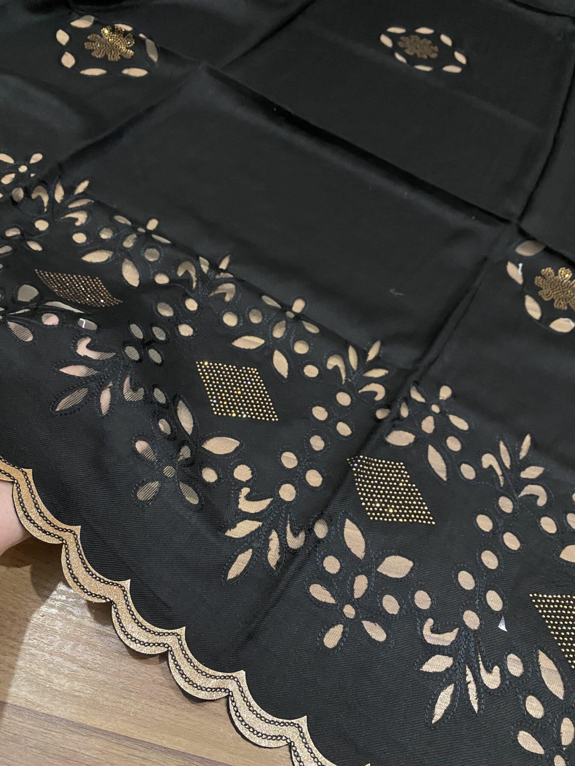 Laser Cutwork pashmina shawl