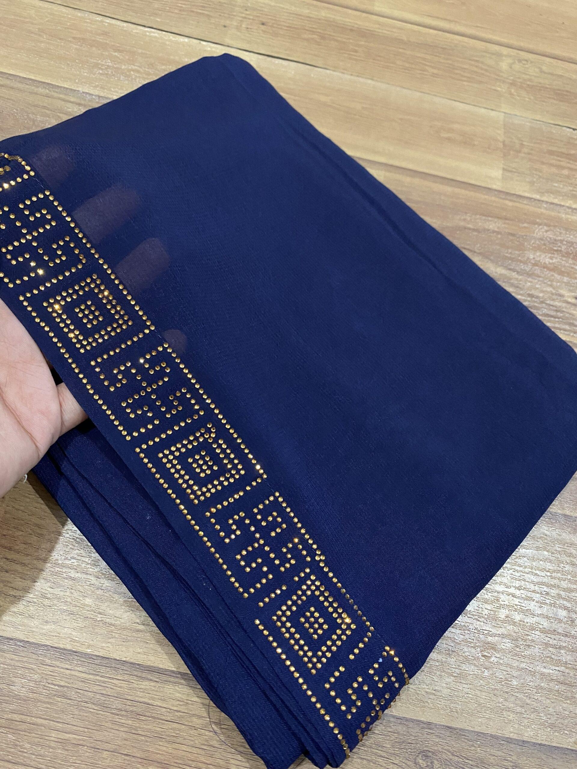 Stonework chiffon chadar