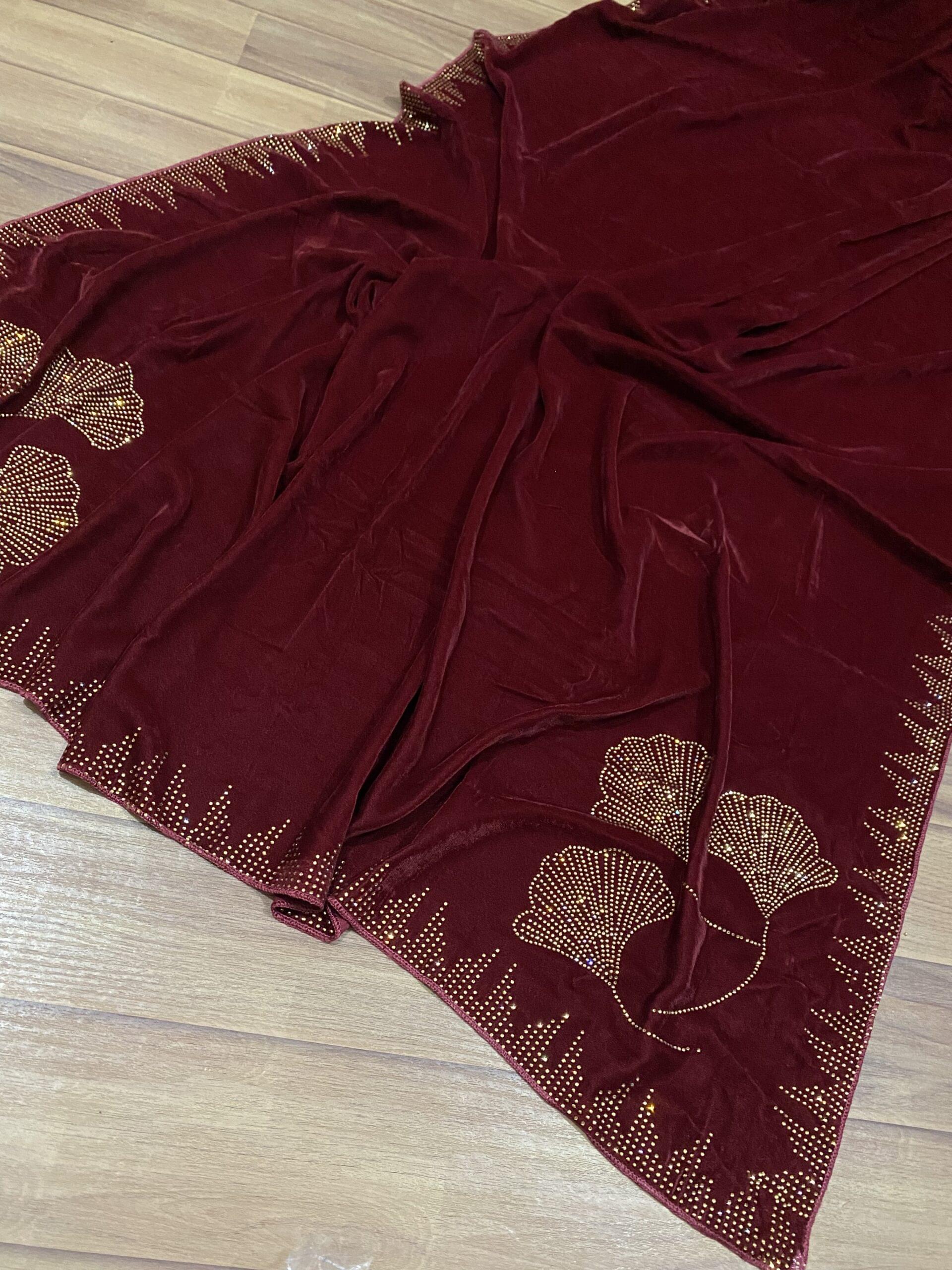 Velvet Stonework Shawl