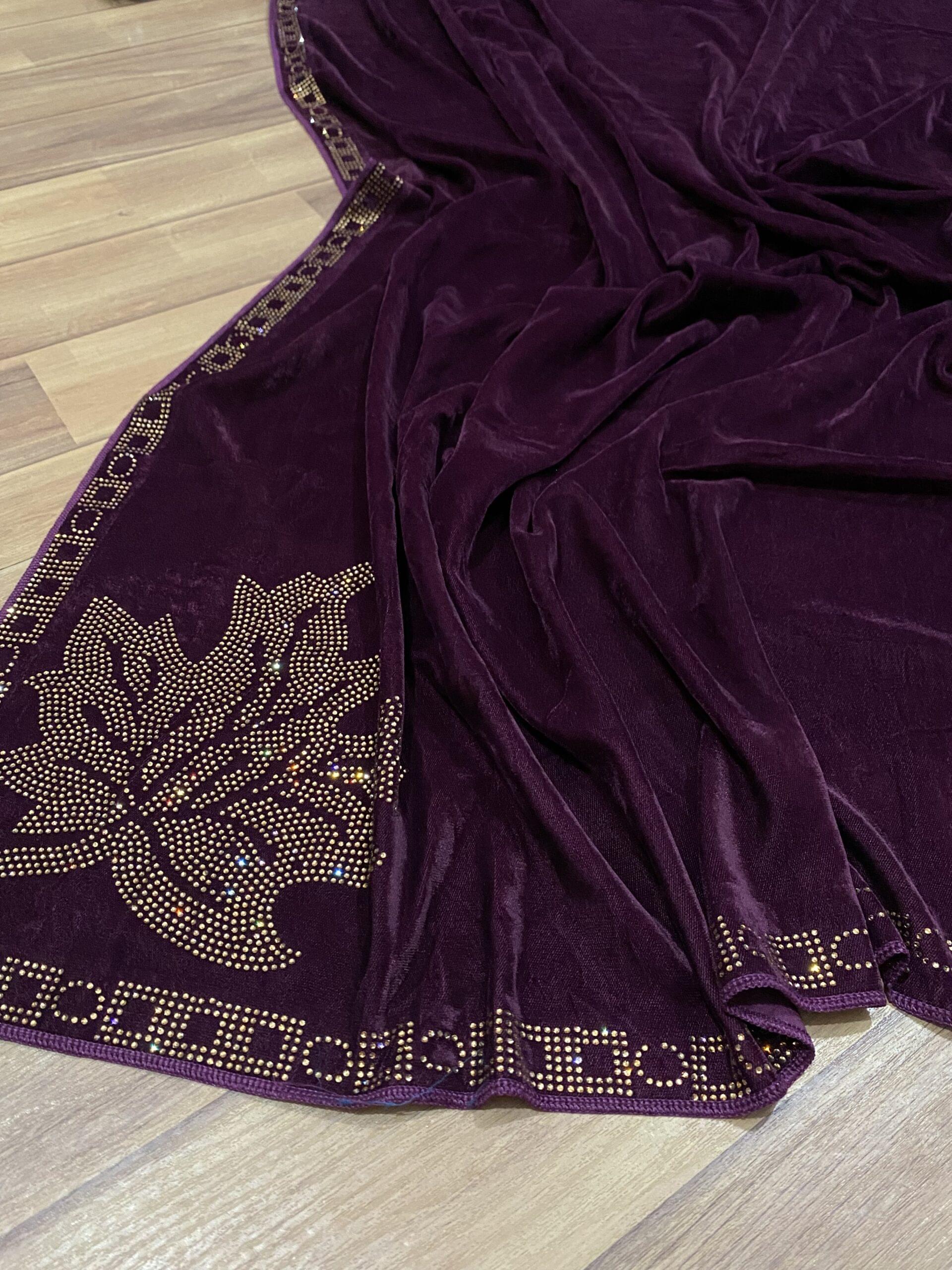 Velvet Stonework Shawl